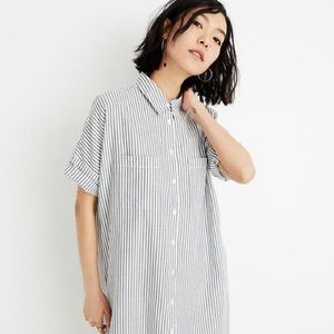 Madewell courier shirt dress